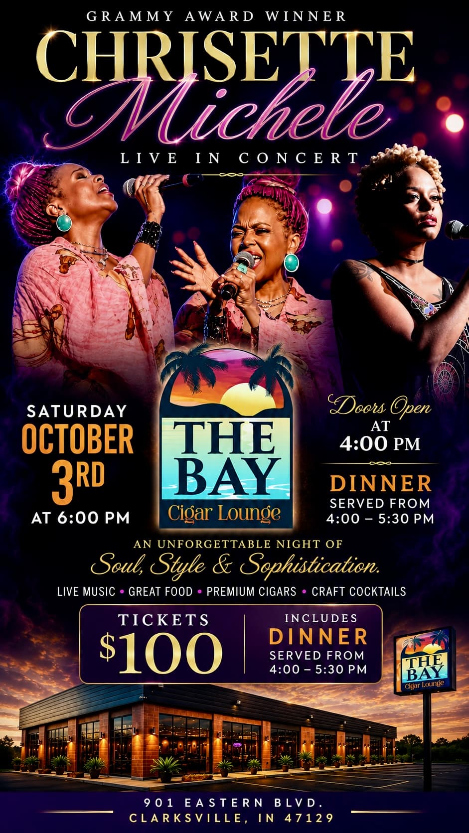 Event Flyer Chrisette Michele